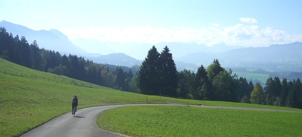 Abfahrt von der Kranzegger Steige