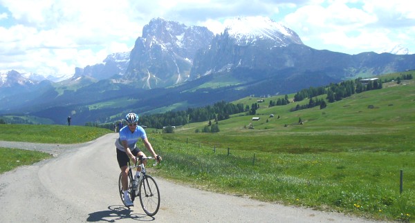 Seiser Alm mit Langkofelmassiv